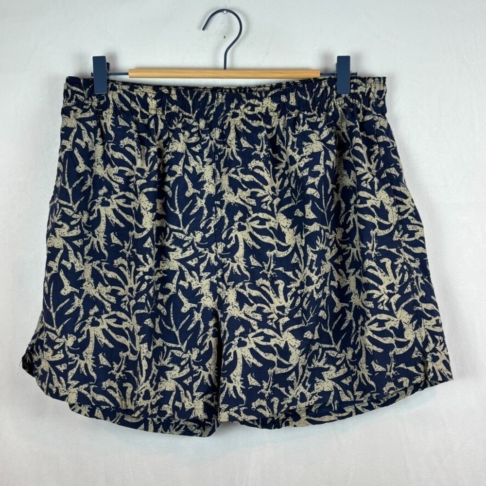Laguna‎ Men's Blue Floral swim shorts Size Large 38-40 Drawstring mesh lining